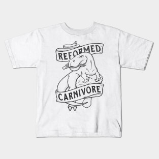 Reformed Carnivore | Vegan Tattoo Style Kids T-Shirt